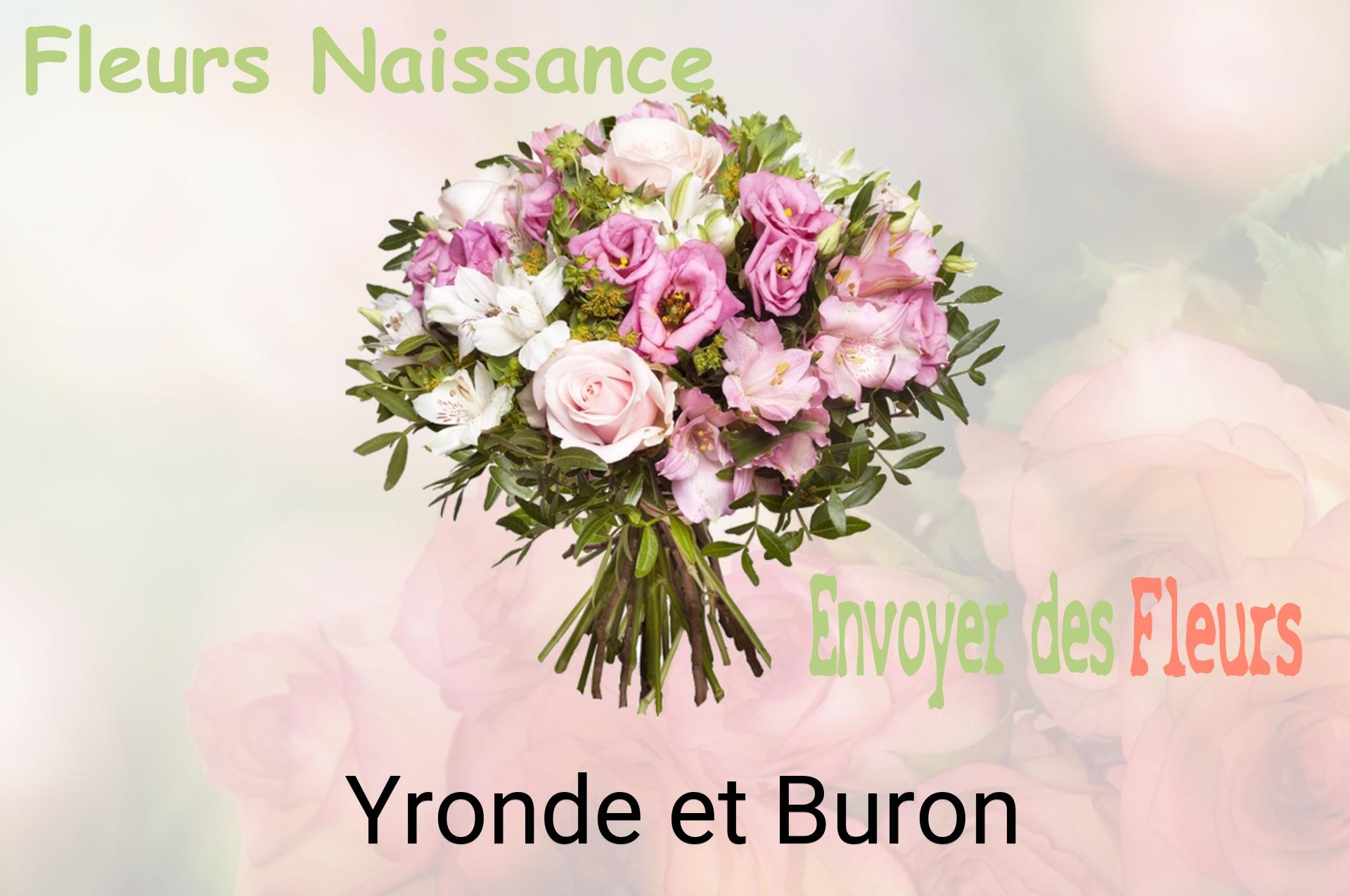 Bouquet de fleurs de naissance livré à Yronde-et-Buron